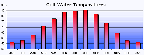 South Walton, Florida Panhandle Water Temperature